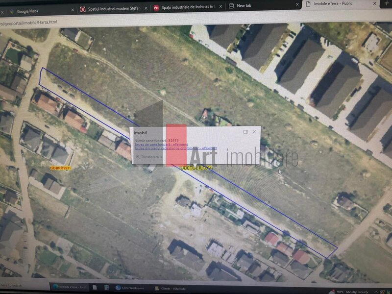 Dobroesti, Bucuresti, teren tripla deschidere.