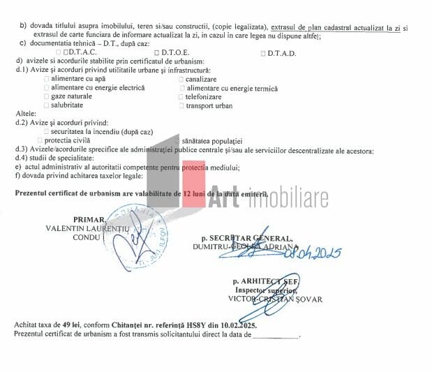 Dobroesti, Bucuresti, teren tripla deschidere.